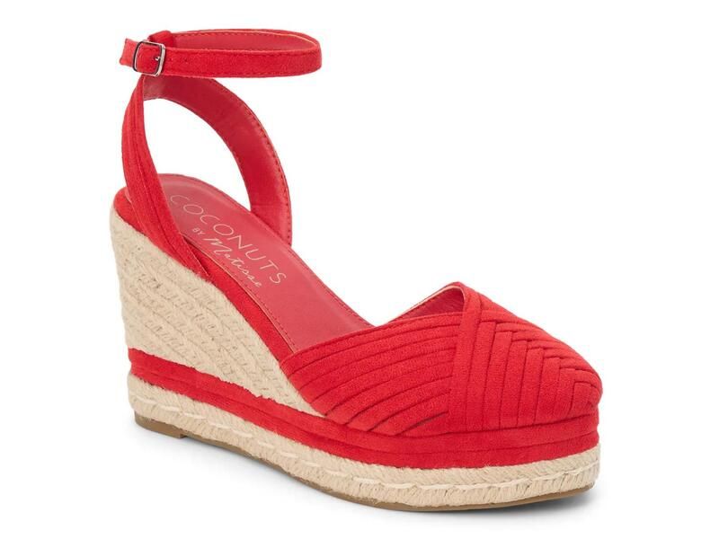 ココナッツバイマッテシィ レディース シューズ サンダル Coconuts by Matisse Becca Espadrille Wedge Sandal Red レッド