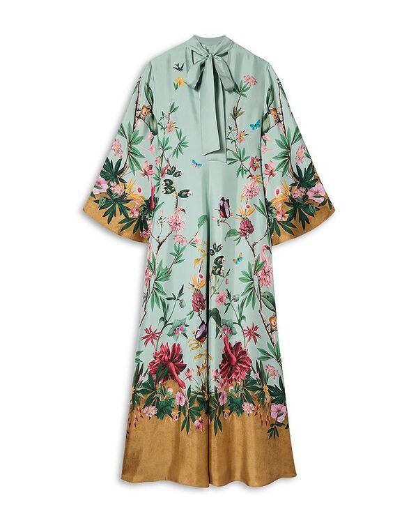 ラ・ダブル・ジェイ レディース トップス ワンピース シルク La DoubleJ Magnifico Silk Dress Zooflora Placee