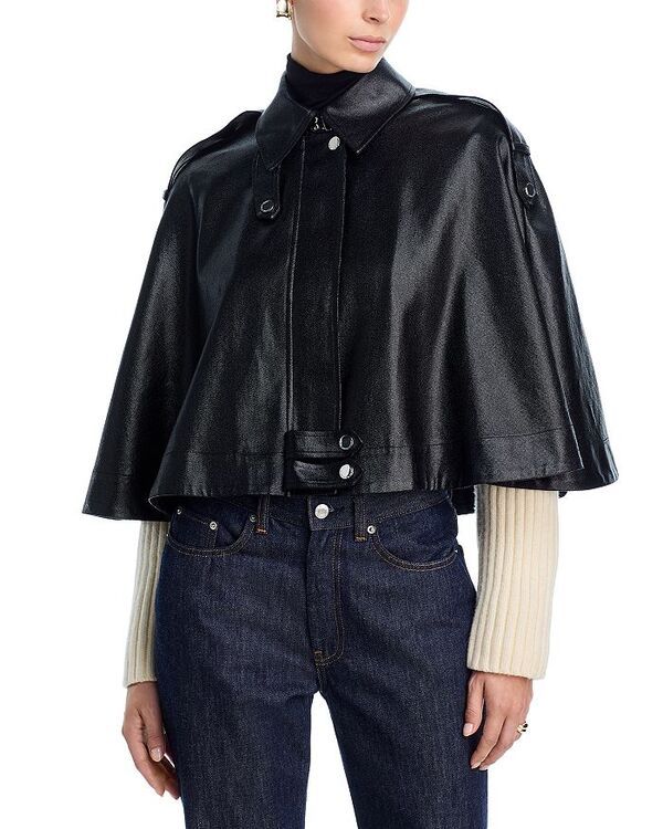 デレクラムテンクロスバイ レディース アウター ジャケット・ブルゾン ケープデザイン コート キャップ ケープ Derek Lam 10 Crosby Beatrix Coated Cape Jack