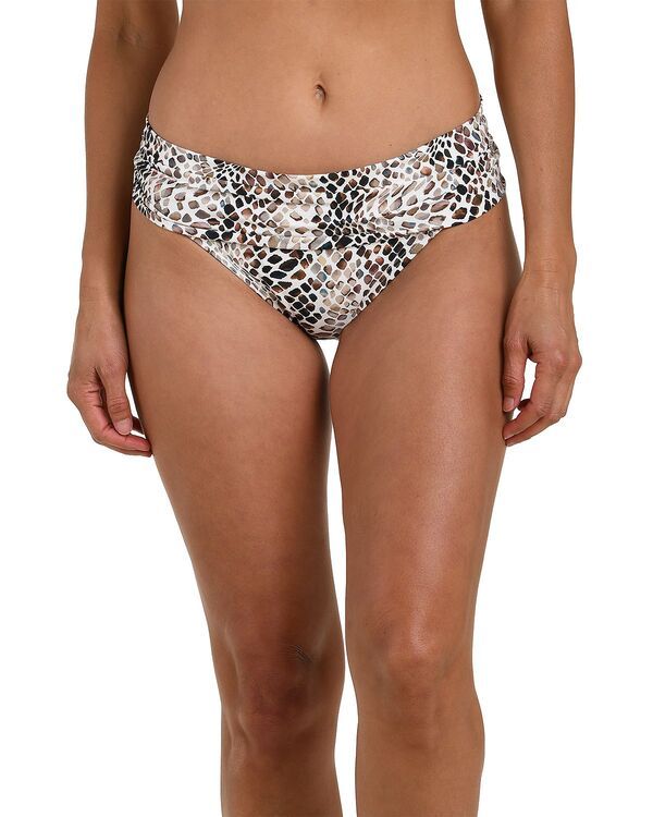 ラブランカ レディース 水着 ボトムスのみ La Blanca Wild Whispershirred Band Hipster Bikini Bottom Taupe トープ