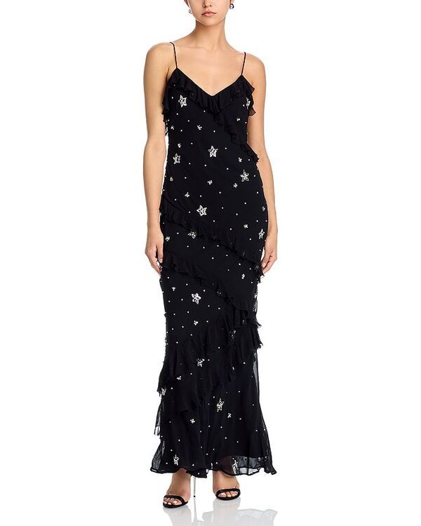 ラブスハックファンシー レディース トップス ワンピース LoveShackFancy Rialto Dress Black ブラック