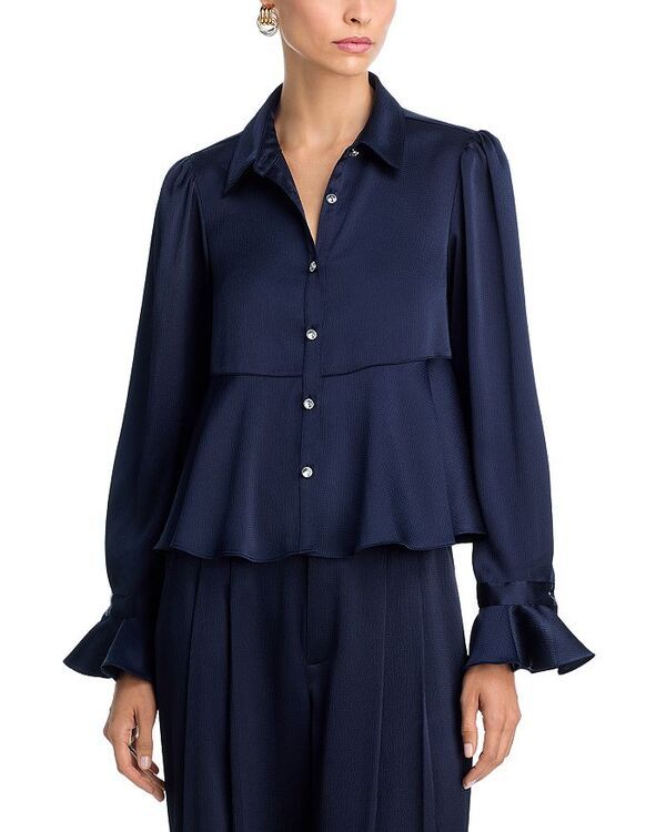サンク セプト レディース トップス シャツ ブラウス Cinq Sept Isaure Blouse Navy ネイビー