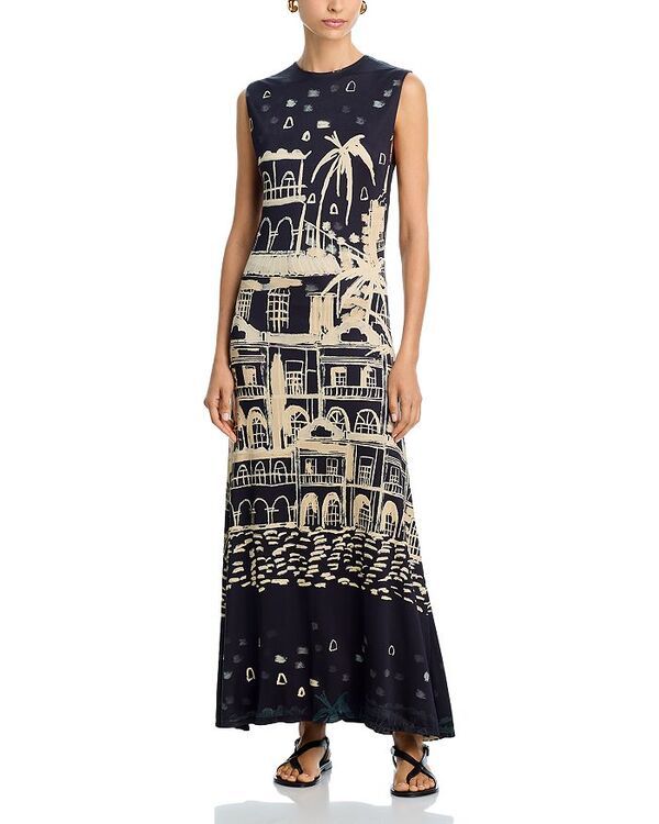 ジョアンナオッティ レディース トップス ワンピース マキシ Johanna Ortiz Cardinal Direction Maxi Dress BlackEcru エクリュ