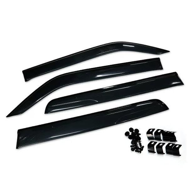ホンダ/HONDA車対応 Nワゴン/N-WGN カスタム JH3/JH4 専用設計 スモーク ドアバイザー/サイドバイザー 強力両面テープ＆取付固定金具付き 純正メーカー採用品質(社外品)ts