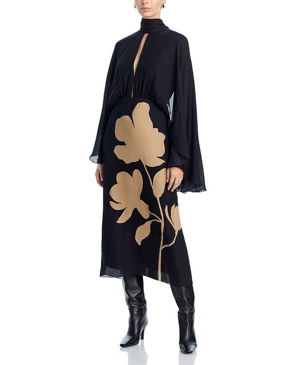 ジョアンナオッティ レディース トップス ワンピース シルク Johanna Ortiz Postreasured Silk Dress BlackSand ブラック