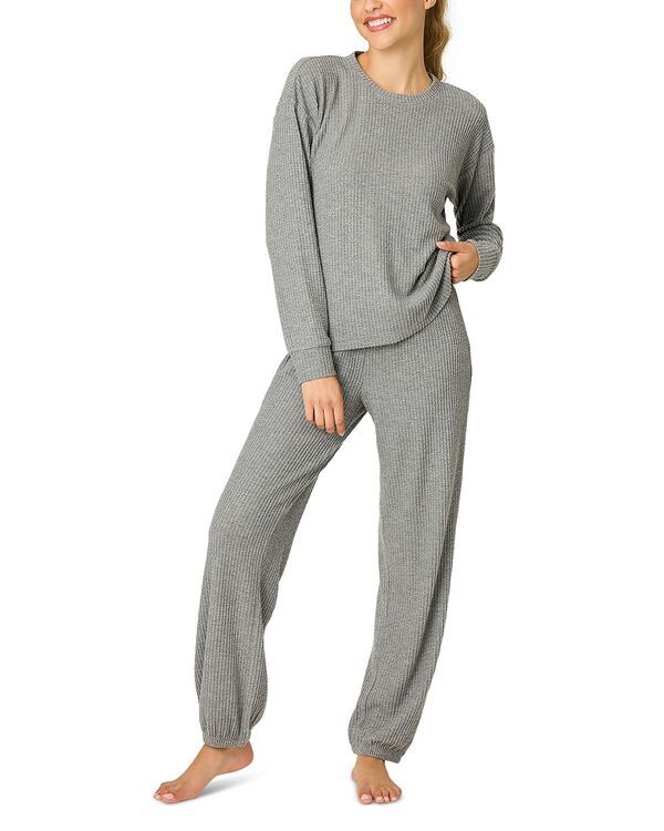 ピージェイサルベージ レディース アウター パーカー・スウェット PJ Salvage Fire Sparkle Pajama Set Heather Charcoal チャコール