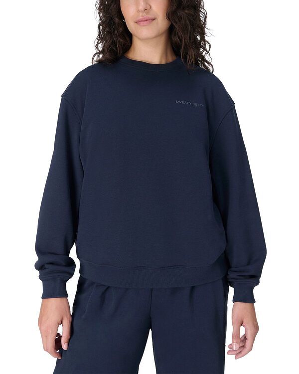 スウェッティベティ レディース アウター パーカー・スウェット シャツ Sweaty Betty Revive Sweatshirt Navy Blue ネイビー