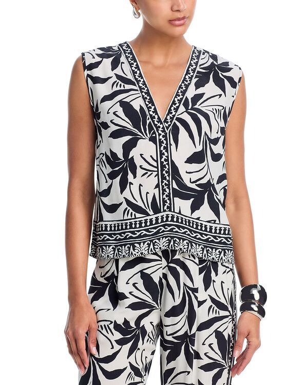 ヴェルヴェットバイグラハムスペンサー レディース トップス シャツ Vネック Velvet by Graham Spencer Lindsay V Neck Top Black ブラック