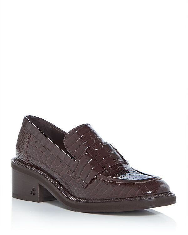 ジミーチュー レディース シューズ スリッポン・ローファー Jimmy Choo Womens Tylor 60 Croc Embossed Loafers Chocolate チョコレート