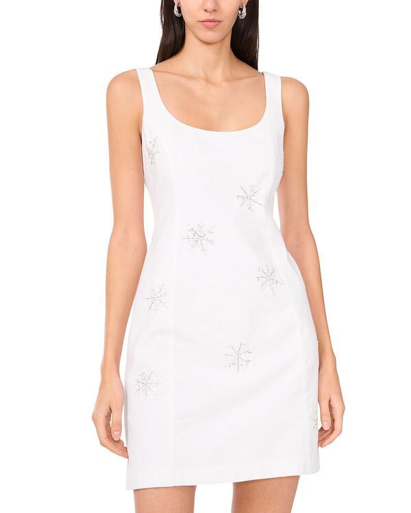 ワンステイト レディース トップス ワンピース ミニ 1STATEmbellished Mini Dress Ultra White ホワイト