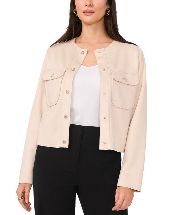 ヴィンスカムート レディース アウター ジャケット・ブルゾン VINCE CAMUTO Raw Edge Jacket Natural Sand サンド