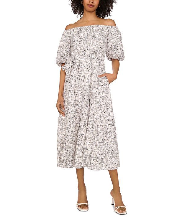 ヴィンスカムート レディース トップス ワンピース ミディ VINCE CAMUTOfftheShoulder Midi Dress New Ivory アイボリー