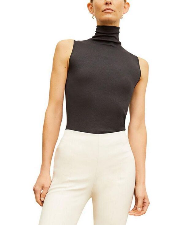 エムエメウラフール レディース トップス タンクトップ リブ コットン MMLaFleur Jettank Organic Ribbed Pima Cotton Black ブラック