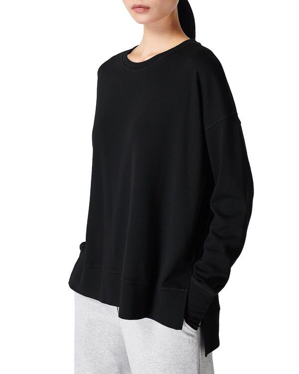 スウェッティベティ レディース アウター パーカー・スウェット シャツ Sweaty Betty After Class Longline Sweatshirt Black ブラック