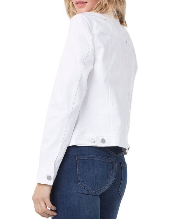 リヴァプール ロサンゼルス レディース アウター ジャケット・ブルゾン デニム Liverpoolos Angeles Liverpool Denim Jacket Bright White ホワイト
