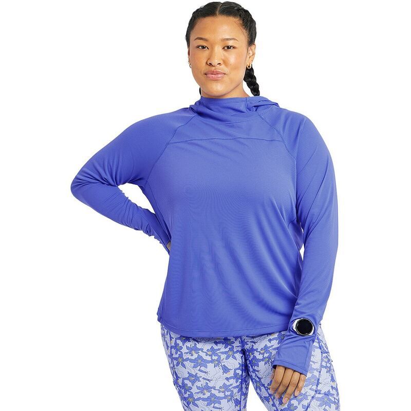 オイセル レディース アウター パーカー・スウェット Oiselle Flyout Chill Hoodie Womens Blue Rapids ブルー
