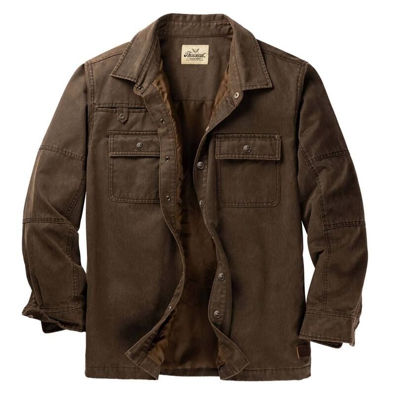ソログッド レディース アウター ジャケット・ブルゾン シャツ スエード Mens Thorogood Workwear Sueded Snap Up Shirt Jacket Black ブラック