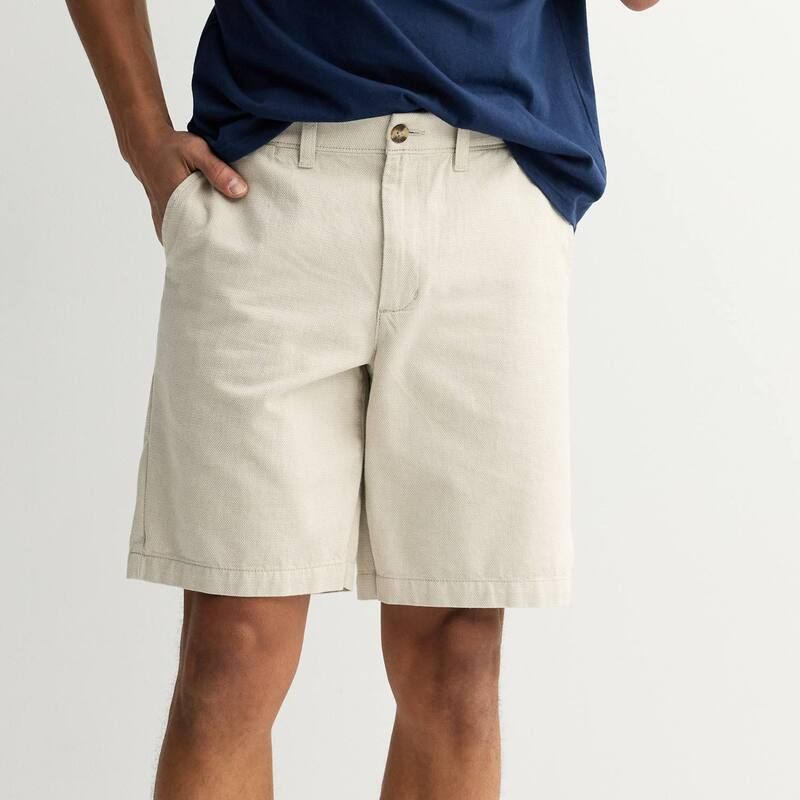 ソノマ レディース ボトムス ハーフパンツ・ショーツ ショートパンツ Sonoma Goods For Life 9Inch Flexwear Flat Front Shorts Tan Textur