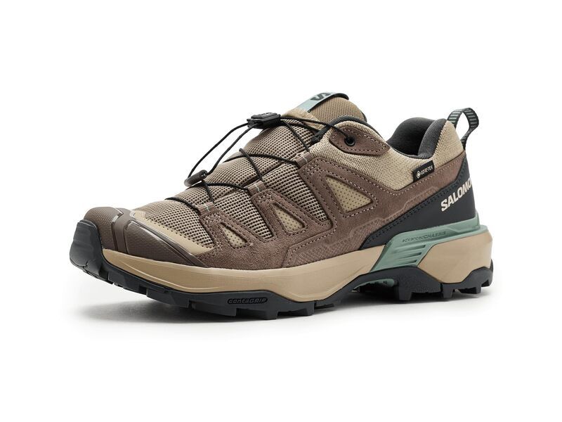 サロモン レディース シューズ ブーツ・レインブーツ レザー Salomon X Ultra 360 Leather GORETEXR Desertan タン