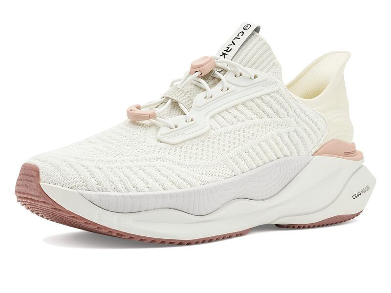 クラークス レディース シューズ スニーカー Clarks Pace Rise White Combi Tex ホワイト