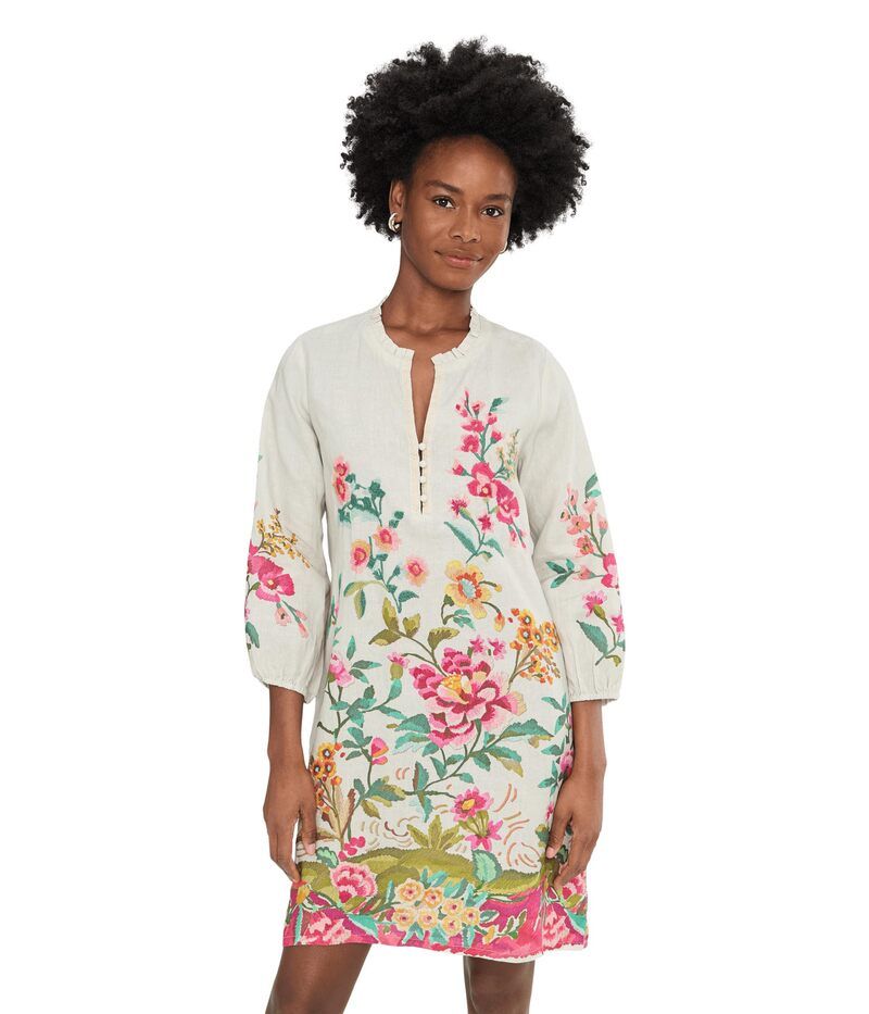 ジョニーワズ レディース トップス ワンピース Johnny Washift Fieldress Ecru Miraze エクリュ