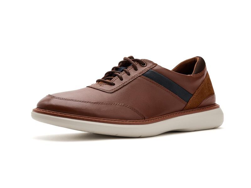 クラークス メンズ シューズ オックスフォード Clarks Brantin Style Tan Leather タン