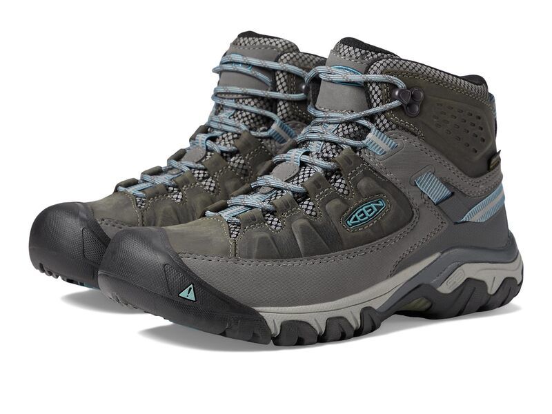キーン レディース シューズ ブーツ・レインブーツ KEEN Targhee III Mid Waterproof MagnetAtlantic Blue ブルー