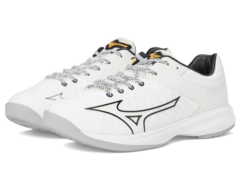 ミズノ レディース シューズ スニーカー Mizuno Pro Fp Low Turf WhiteBlack ホワイト