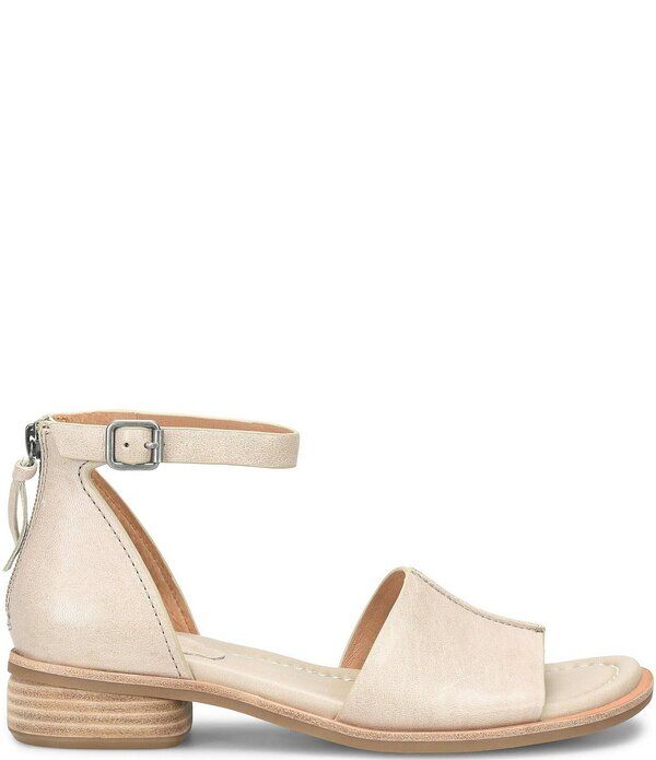 ソフト レディース シューズ サンダル アンクル レザー Sofft Faxyn Leather Ankle Strap Sandals Tapioca