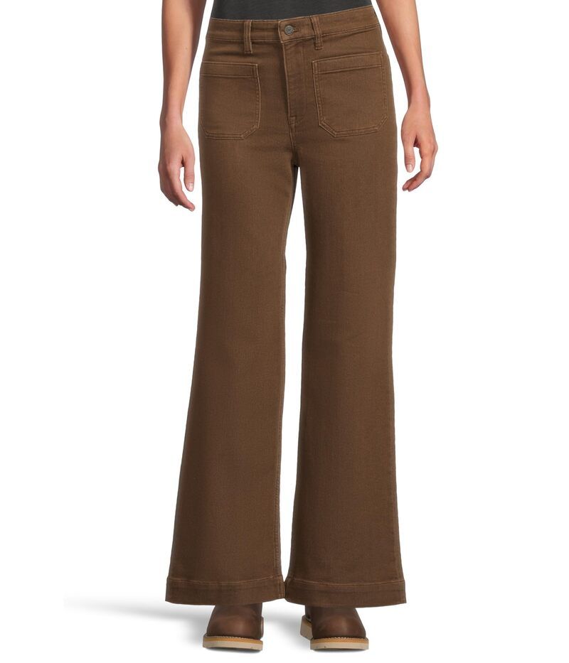 ファレティ レディース ボトムス カジュアルパンツ パイル Faherty Stretch Terry Patch Pocket Pants Walnut