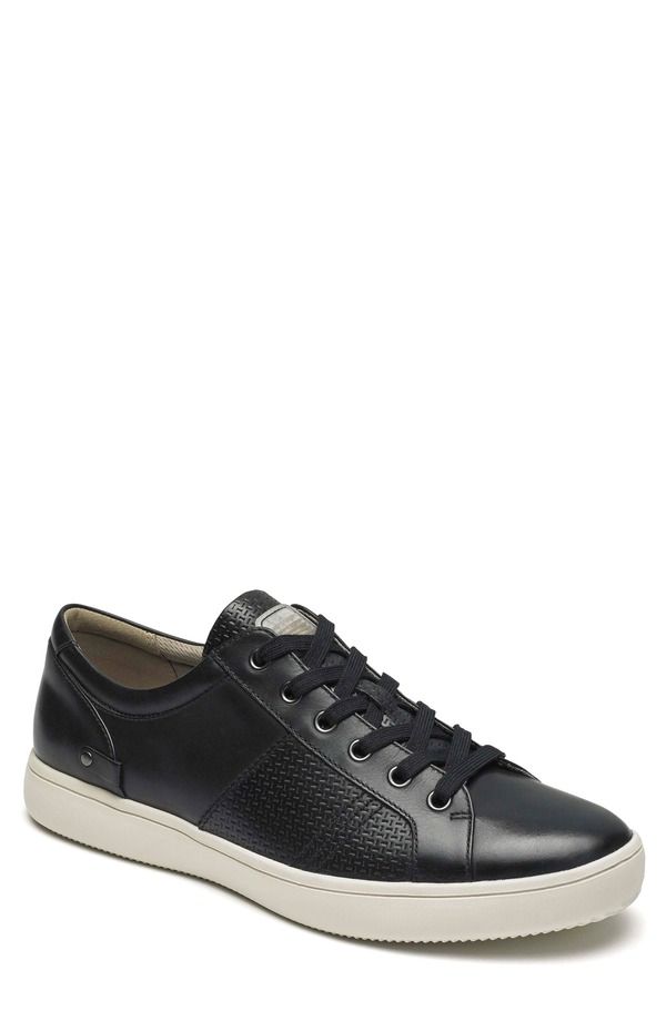 ロックポート メンズ シューズ スニーカー レース Rockport City Lites Collection LaceUp Sneaker Black Leather ブラック