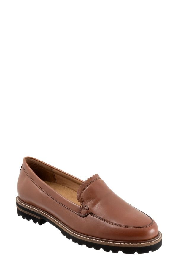 トロッターズ レディース シューズ スリッポン・ローファー Trotters Fayth Loafer CognacLug