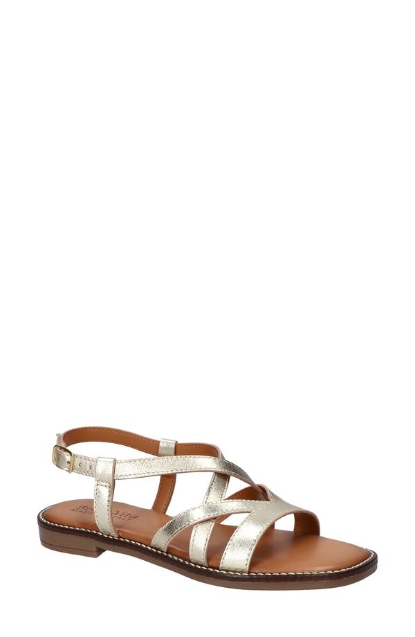ベラヴィータ レディース シューズ サンダル Bella Vita Tya Strappy Sandal Champagne Italian Leather シャンパン