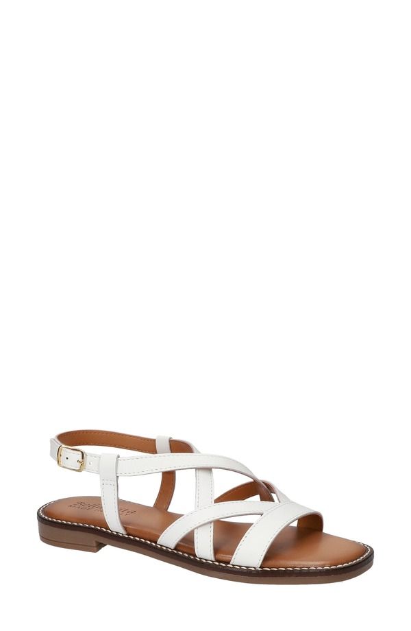 ベラヴィータ レディース シューズ サンダル Bella Vita Tya Strappy Sandal White Italian Leather ホワイト