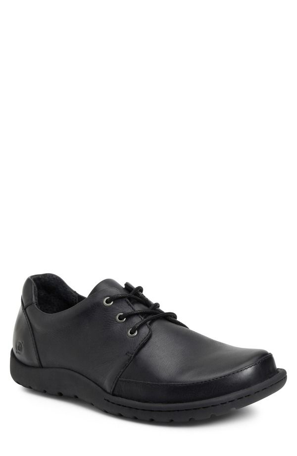 バーン メンズ シューズ ダービー Brnigel Plain Toe Derby Black Leather ブラック