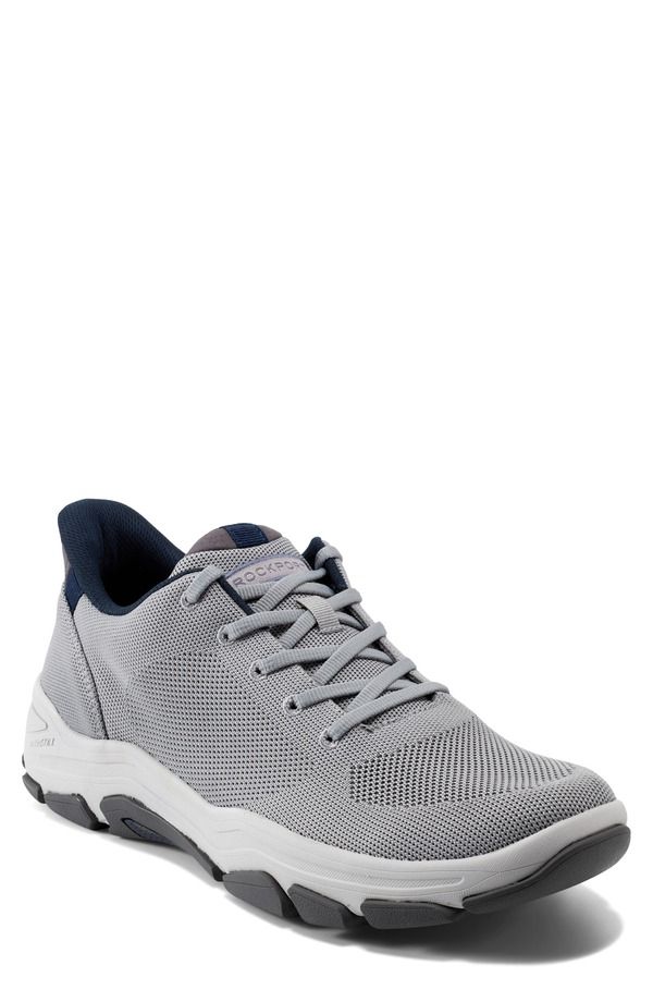 ロックポート メンズ シューズ スニーカー Rockport Rafferty Step Activated Sneaker Medium Grey グレー