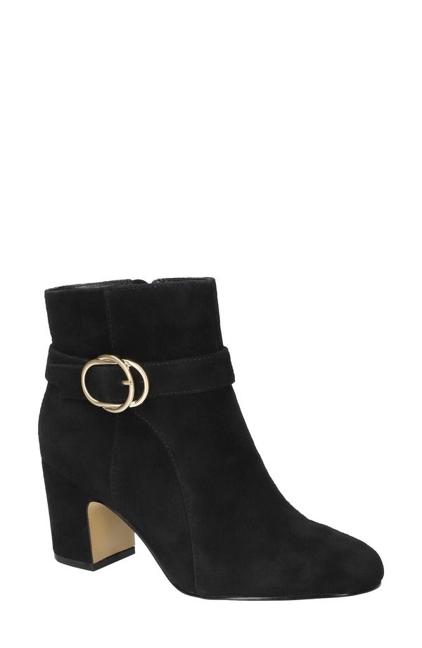 ベラヴィータ レディース シューズ ブーツ・レインブーツ Bella Vita Gamela Moto Bootie Blackidsuede Leather ブラック