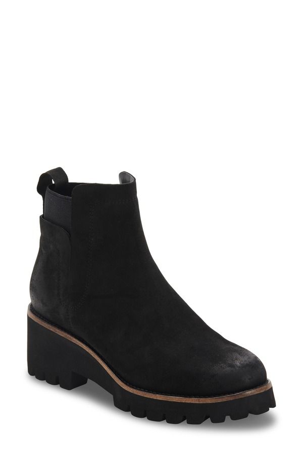 ブロンド レディース シューズ ブーツ・レインブーツ Blondo Danika Waterproof Bootie Black Nubuck ブラック