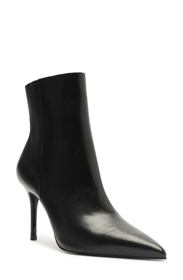 シュッツ レディース シューズ ブーツ・レインブーツ Schutz Mikki Casual Pointed Toe Bootie Black ブラック