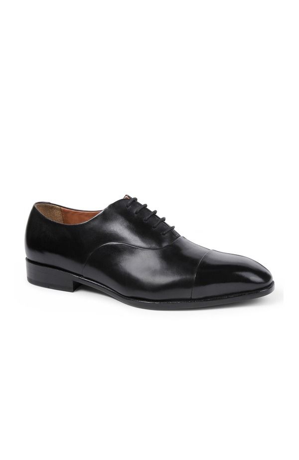 アンソニー ヴィア メンズ シューズ オックスフォード キャップ Anthony Veer Genoa Cap Toe Oxford Black ブラック