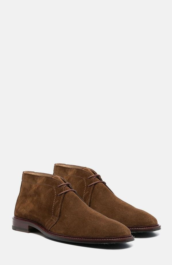 スカロッソ メンズ シューズ ブーツ・レインブーツ SCAROSSO Gary Boots Tobacco Suede