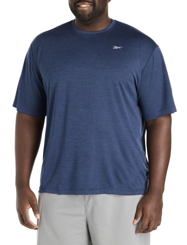 リーボック メンズ トップス Tシャツ メッシュ Reebok Performance Mesh TShirt Collegiate Navy Htr ネイビー