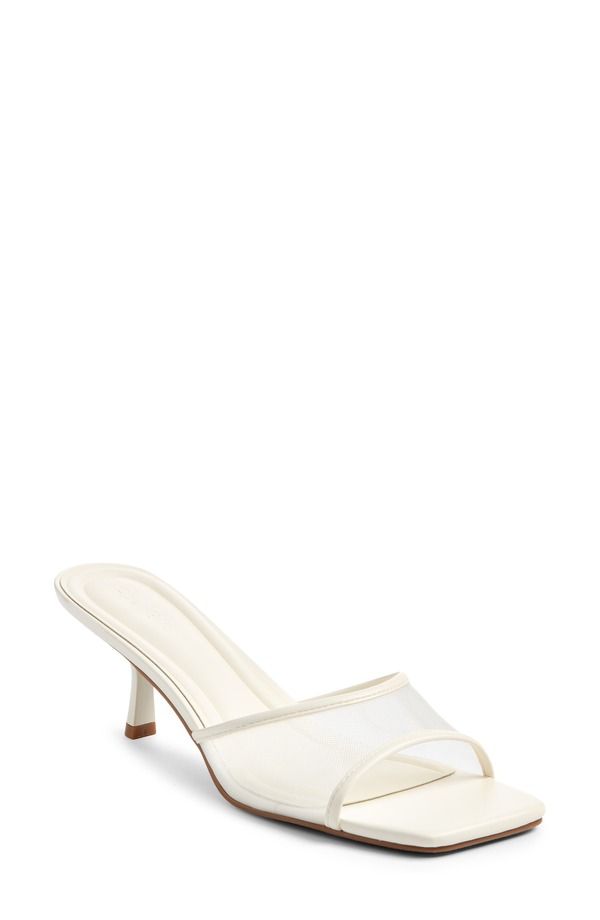 オープンエディット レディース シューズ ヒール サンダル Open Edit Charlie Sandal White Ice ホワイト