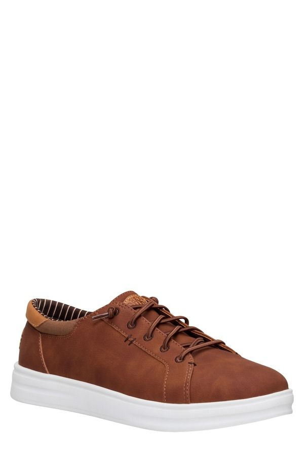 ヘイデュード メンズ シューズ スリッポン・ローファー スニーカー Hey Dude Paul Pro Low Top SlipOn Sneaker Cognac