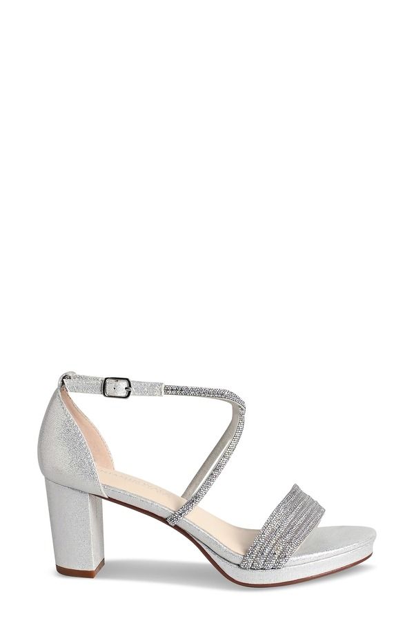 タッチアップ レディース シューズ ヒール サンダル Touch Ups Tabbie Sandal Silver シルバー タッチアップ レディース シューズ ヒール サンダル Touch Ups Tabbie Sandal Silver シルバー
