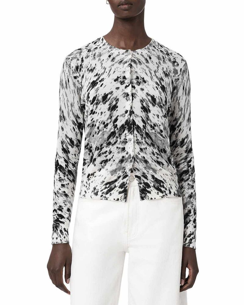 オールセインツ レディース アウター カーディガン ウール ALLSAINTS Anouk Wool Cardigan Canter Ecru エクリュ