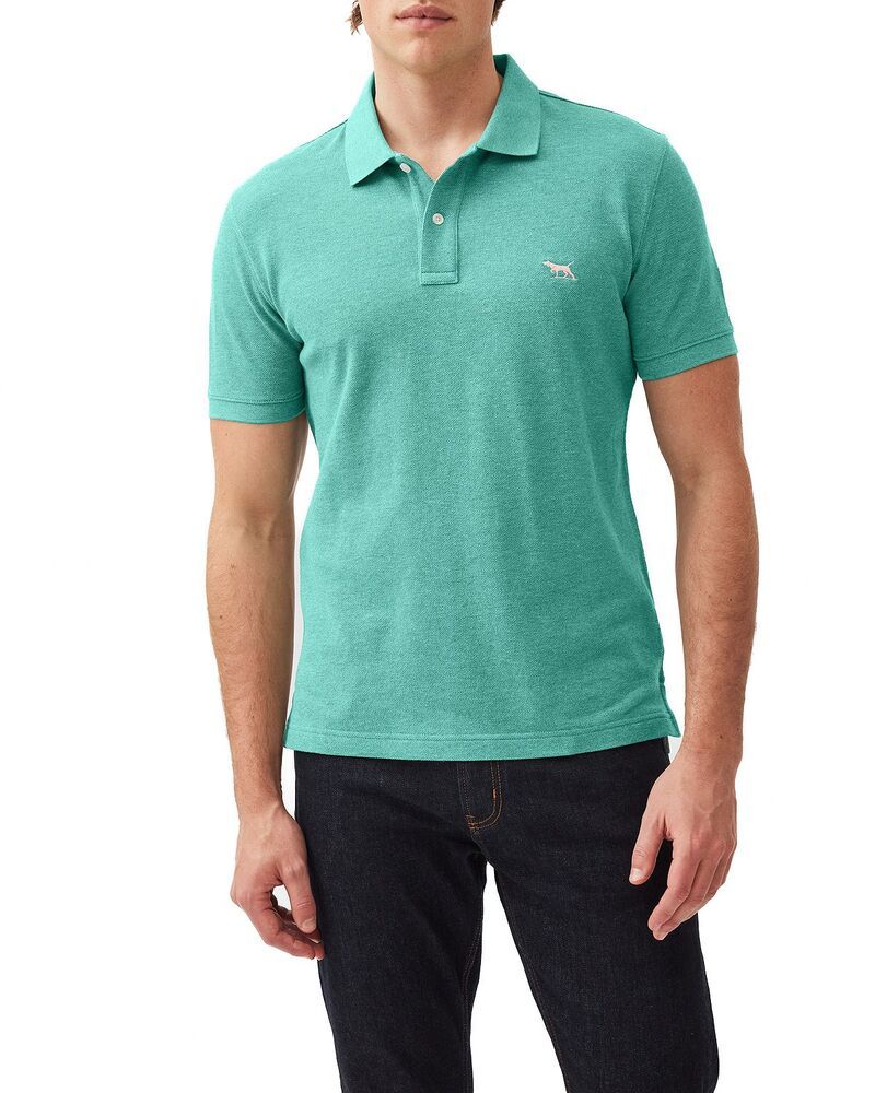 ロッドアンドグン メンズ トップス ポロシャツ スリムフィット Rodd Gunn The Gunn Slim Fit Polo Shirturquoise ターコイズ