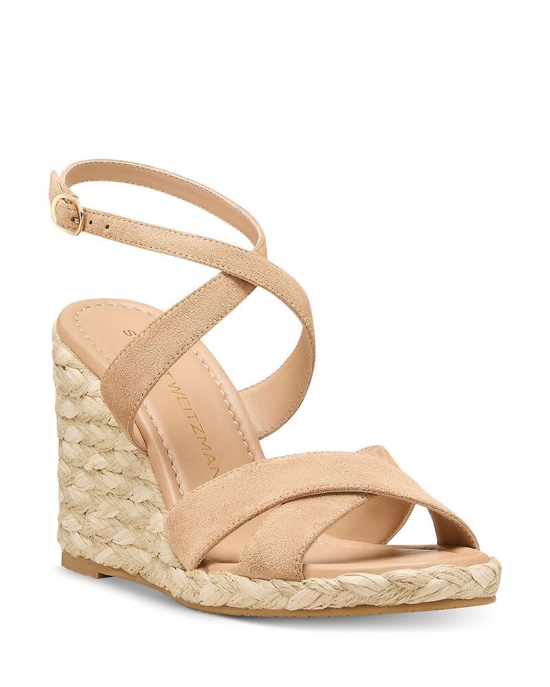 スチュアート ワイツマン レディース シューズ サンダル Stuart Weitzman Womens Alyssa Espadrille Wedge Sandals New Camel キャメル