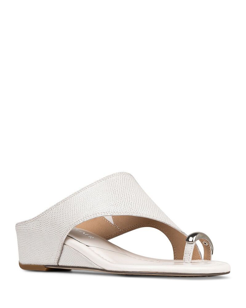 ドナルドプリネール レディース シューズ サンダル Donald Pliner Womens Toe Ring Wedge Sandals Porcelain