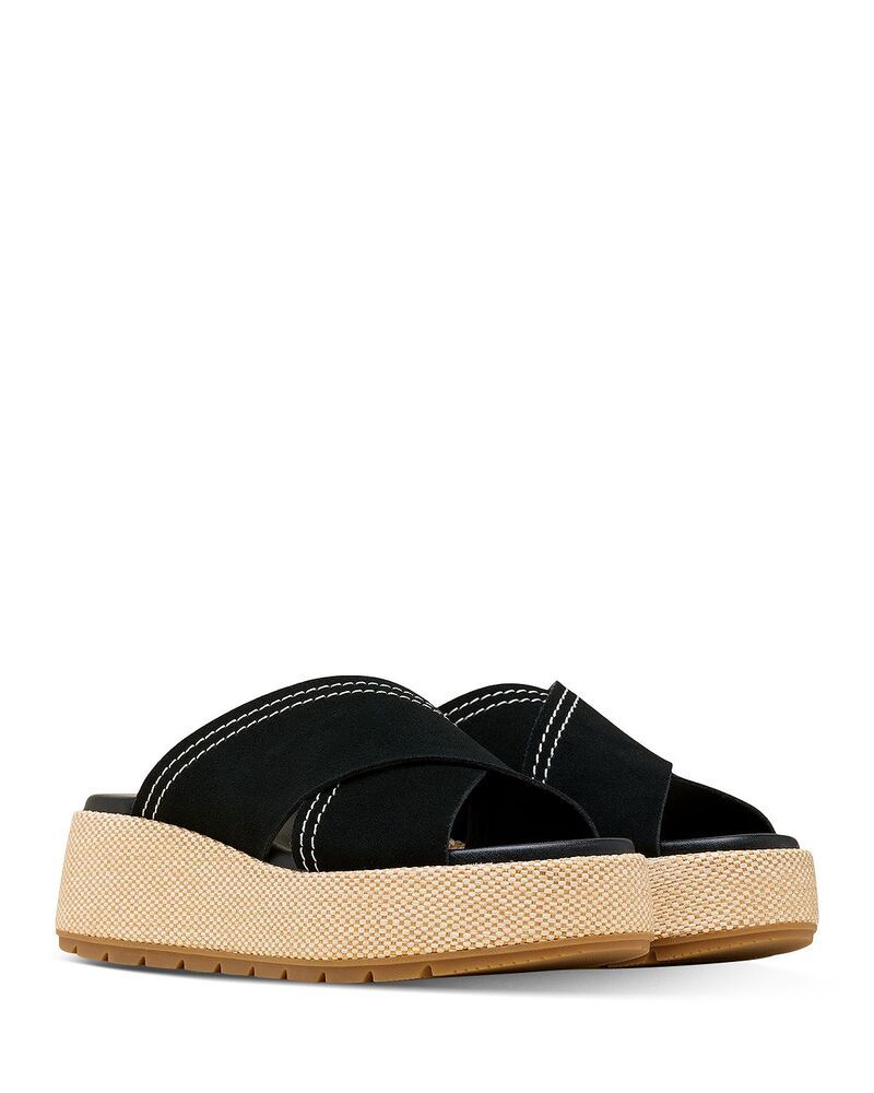 ソレル レディース シューズ サンダル プラットフォーム Sorel WomensUNPEAK Platform Sandals BlackGum ブラック